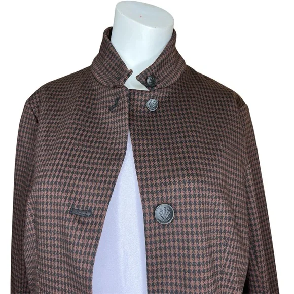 Rag & Bone Sadie Houndstooth Blazer In Brown Multi Sz 8 NWT